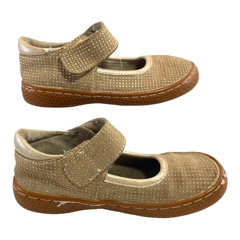 Livie And Luca Gemma Sparkle Pebble Gold Glitter Mary Jane Size 11 Flat Shoes